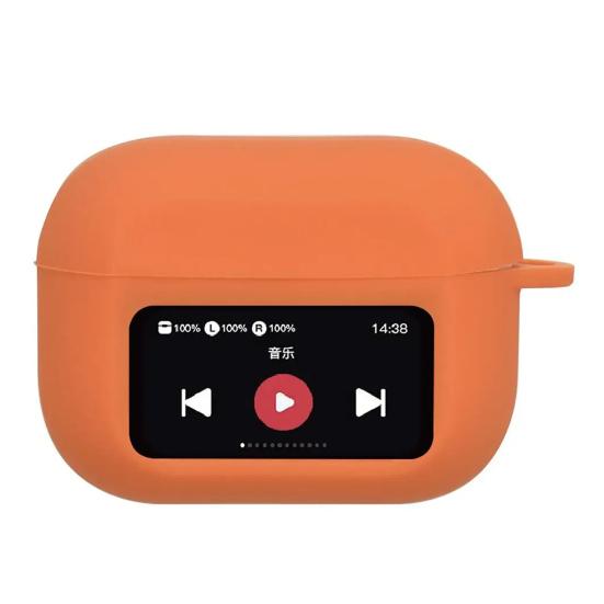 Силиконовый чехол для наушников-вкладышей, совместимый с Bluetooth, для AirPods, противоударный, беспроводной, крышка для зарядного кейса, с экраном, защитный чехол для наушников