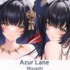 Azur Lane Musashi Dakimakura Наволочка Сексуальная обнимающая подушка Чехол Отаку Наволочка для всего тела Домашнее постельное белье Декор Подарок