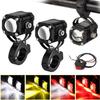 2Pcs Universal Motorcycle LED Light Super Bright Auxiliary Driving Lamp New Fog Light