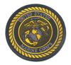 Нарукавная повязка Корпуса морской пехоты США Вышитый меховой знак USMC Нарукавная повязка на липучке Военный фанат