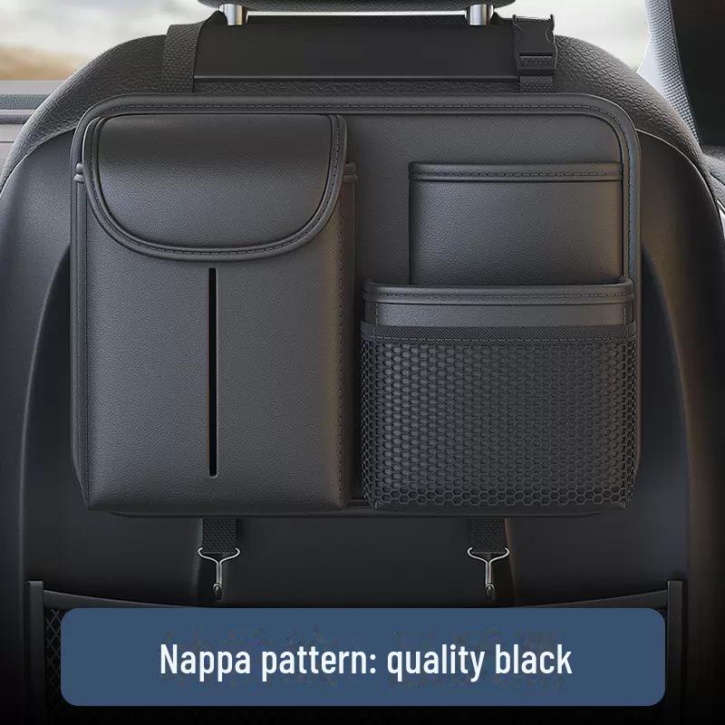 Multifunctional Car Seat Back Storage Bag & Tissue Holder