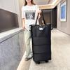 Большая емкость, трехслойное расширение, разделение сухого и влажного, для переезда одежды, с колесами, сумка для хранения, можно надеть на ручку чемодана.