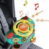 Plastics Electric Simulate Driving Car Puzzle Stroller Driving Musical Toys  Boys Gift