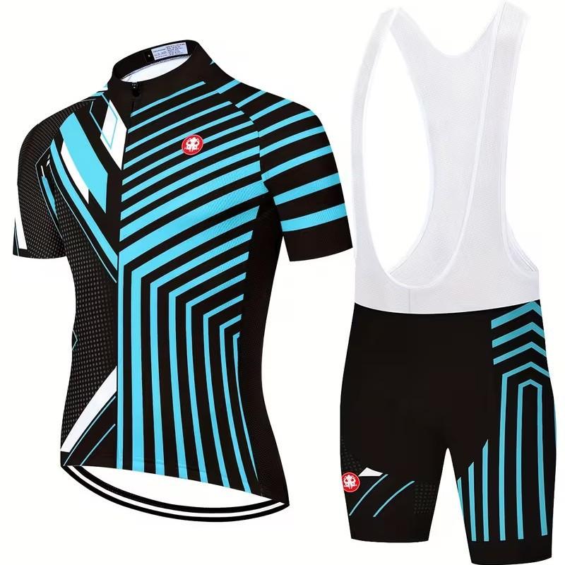 Outdoor General Mountain Road Cycling Fitness Equipment Cycling Clothing Road Bike Cycling Clothing Summer Breathable Cycling Clothing Set