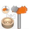 8mm Shank Double Arc Dragon Ball Bit Round Over Router Bits For Wood Woodworking Engraving Cutter Professional Grade
