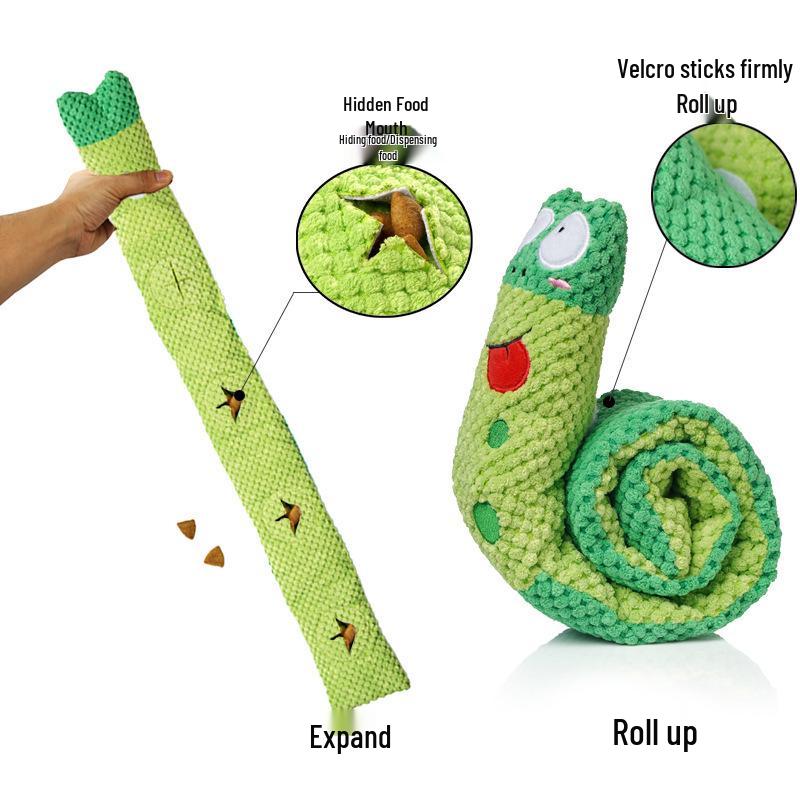 Interactive Plush Dog Toy - Durable, Bite-Resistant, Sound-Activated for Pet Entertainment