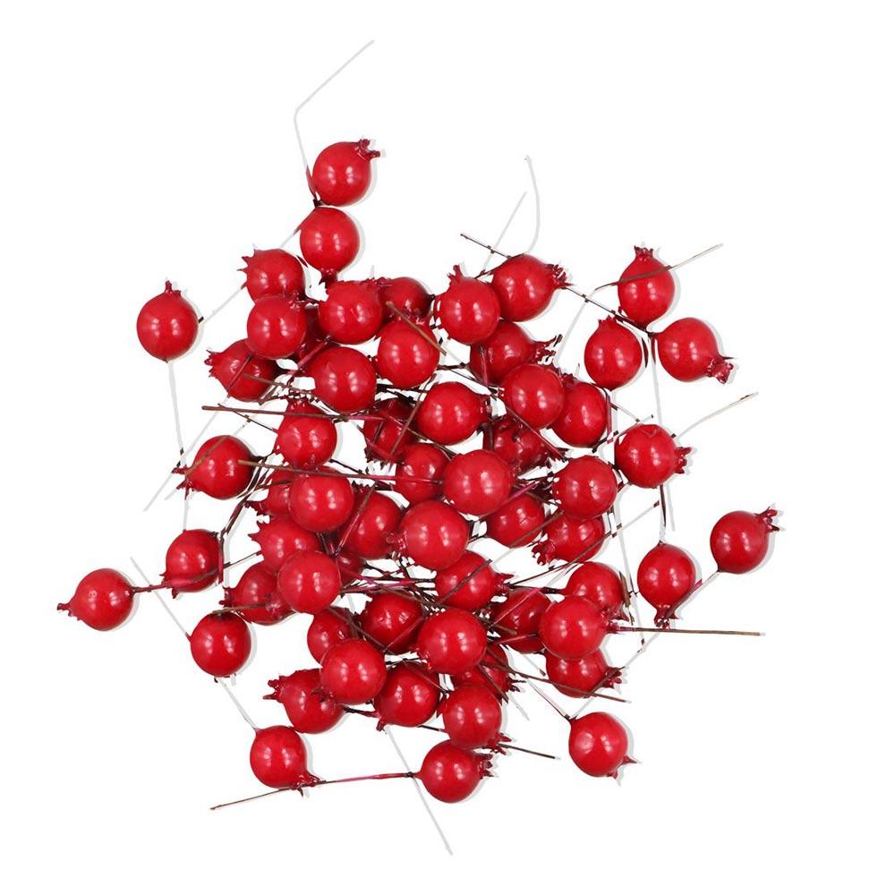 Decor Christmas Red Flower Fake Pomegranate Wedding Decoration Artificial Fruit Simulation Berries