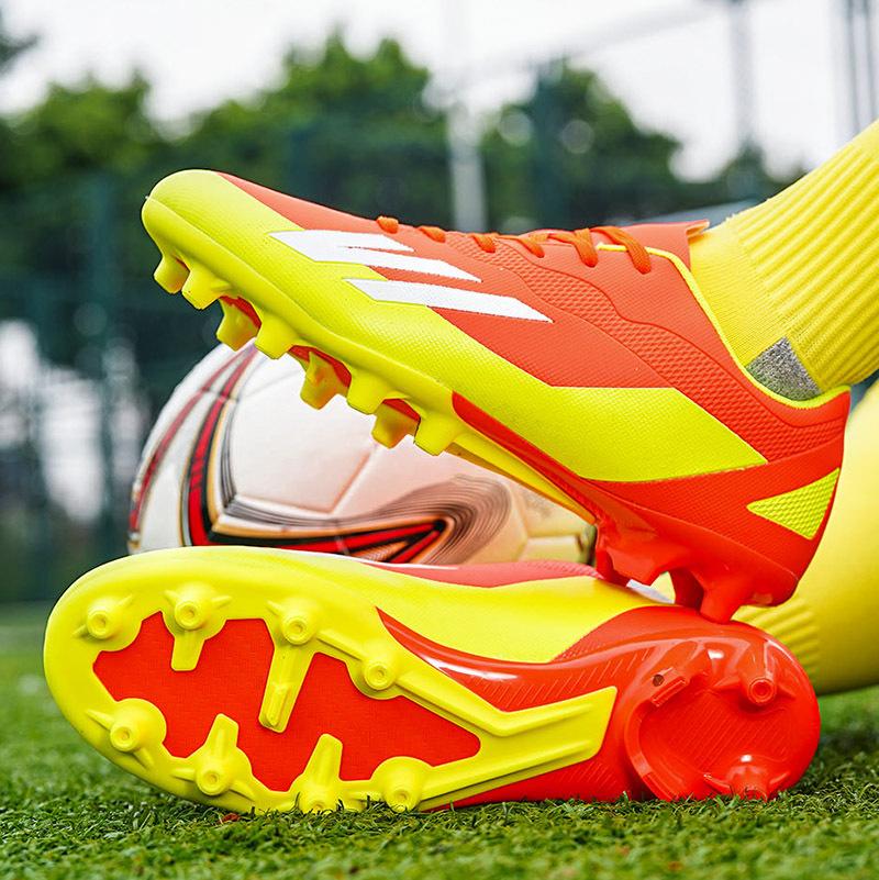 Cross-border new wholesale football shoes men and women youth long nails broken nails breathable wear-resistant non-slip training game football shoes