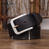 Thick Thread Decorative Genuine Leather Pure Cowhide Personality Trendy Versatile Men's Pin Buckle Jeans Belt