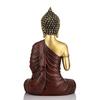 Последняя статуя сидящего Будды, экспонат, идол, предметы домашнего декора для гостиной и подарки (КРАСНЫЙ Золотой)