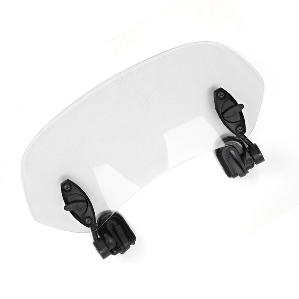 Universal Motorcycle Adjustable Clip On Windscreen Wind Deflector Windshield Accessories