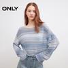 ONLY Women's Loose Fit Hollow-Out Gradient Knit Sweater