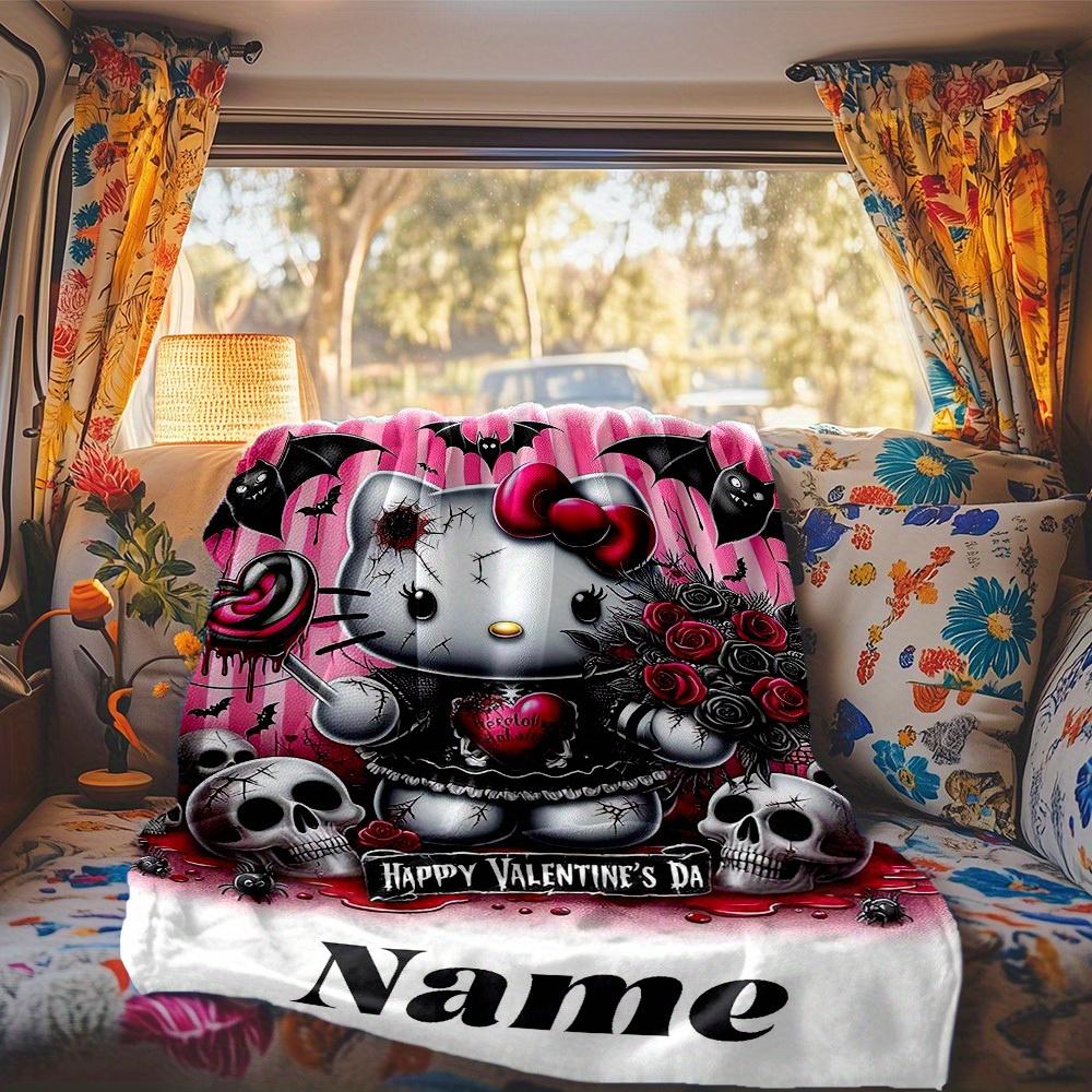 Hello Kitty Strawberry Rv Blanket Comfortable Soft Lightweight Multipurpose Blanket For Travel Camping Picnics Sofas Rvs Beds Living Rooms Giftst116
