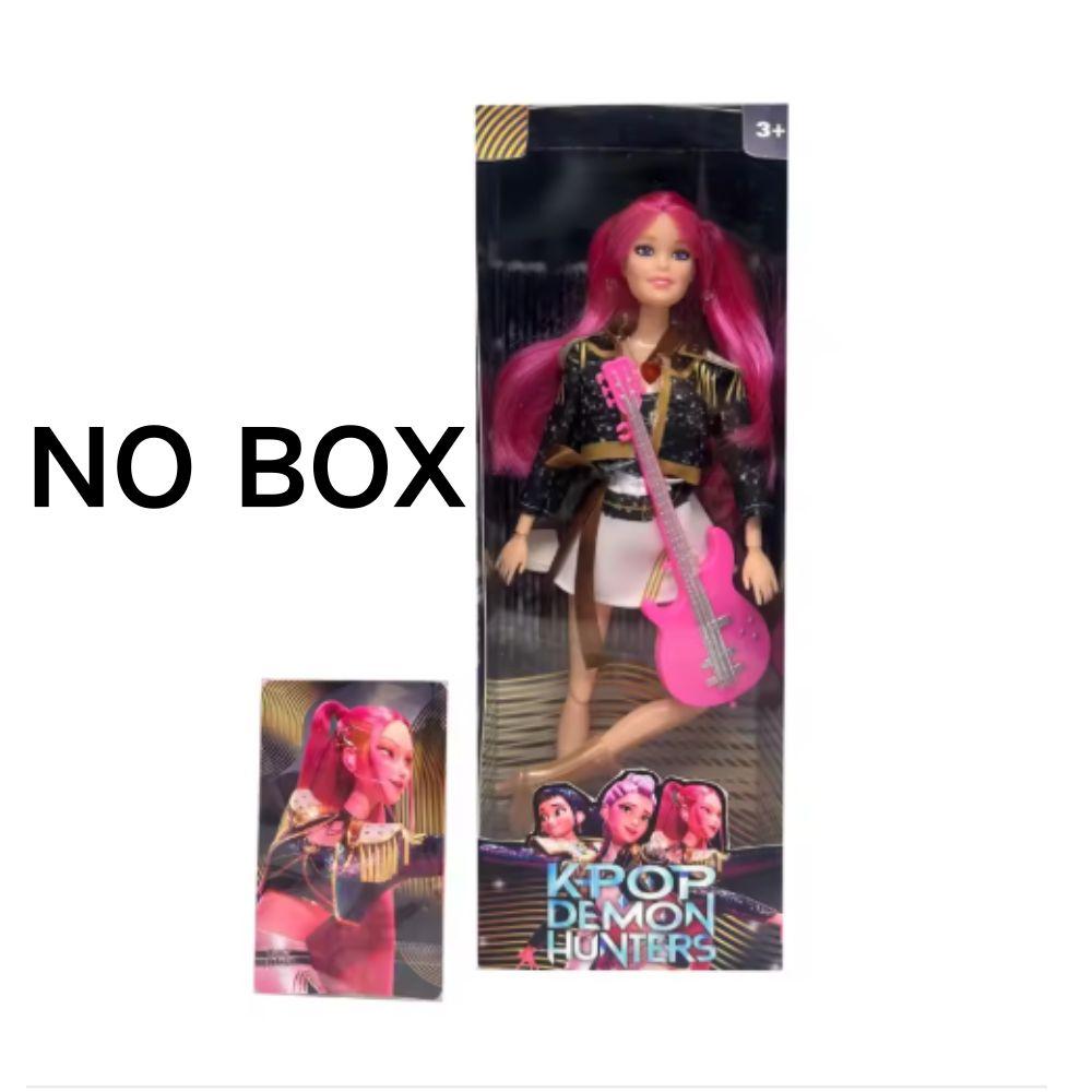 @@@ НОВЫЙ Игровой Фигурка K-pop Охотники на Демонов Руми Мира Зои Мира Тематическая Песня Цветных Огней Подарки на День Рождения для Девочек