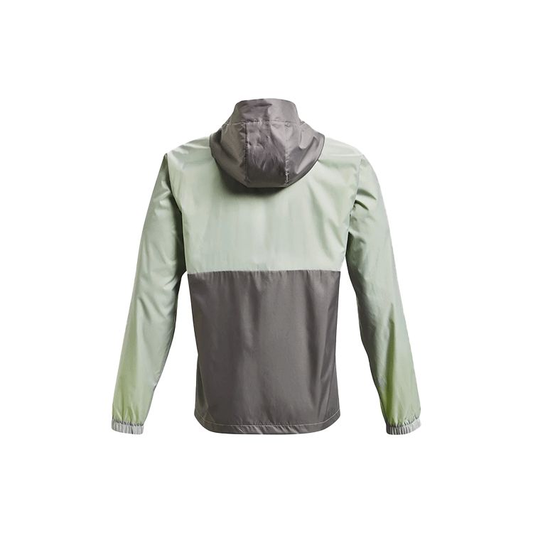 Under Armour Куртка мужская с защитным капюшоном и логотипом Summit Series Color Block, дымчато-серая 1366224-014