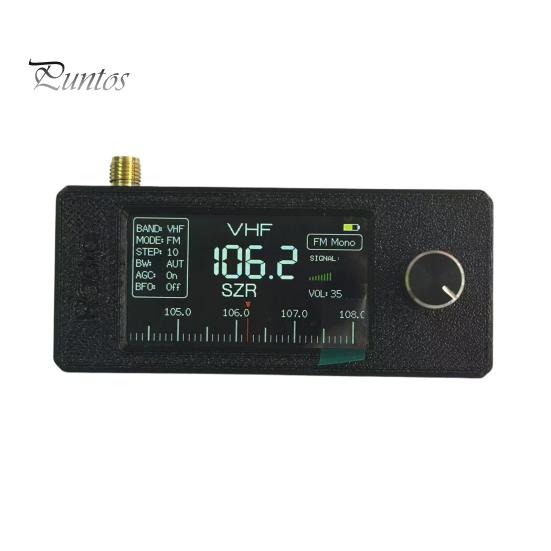 0,5-108 МГц вседиапазонный радиоприемник с антенной 1,9-дюймовый IPS-экран компактный портативный внутренний наружный HF/SW/MW/VHF радио