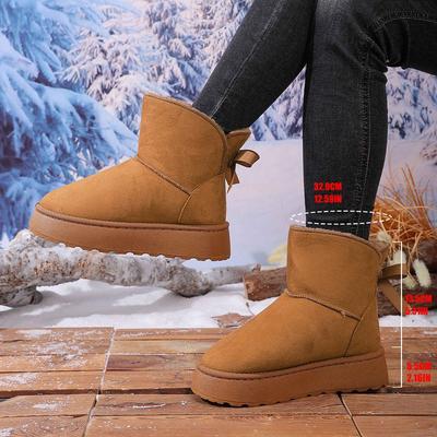 Женские зимние теплые меховые ботинки большого размера на мягкой подошве, утепленные подкладкой, ботильоны до щиколотки, нескользящие, для пеших прогулок, повседневные, спортивные, хлопковые ботинки