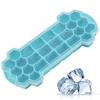 Ice Cube Tray with Lid Large Capacity Ice Maker Mold Stackable Square Ice Cube Container Easy Release Candy Jelly Making Mould