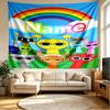 Custom Name Personalized Sprunki Game Print Tapestry, Wall Art Decor, Bedroom, Dorm, Apartment, LivingRoom, Party Backdrop, Gift for Birthday