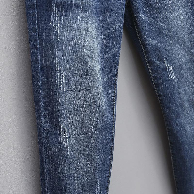 Модные женские повседневные джинсы с высокой талией, джинсы бойфренда, джинсы-карандаш, брюки