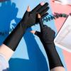 Защитные от УФ-излучения Рукава Солнцезащитные Перчатки-варежки из Ледяного Шелка Цветочные Перчатки для Женщин