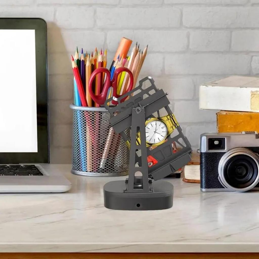 Automatic Watch Winder Self-Winding Professional USB Powered Ornament for Self-Winding Mechanical Watch, Black, 15cm, Black