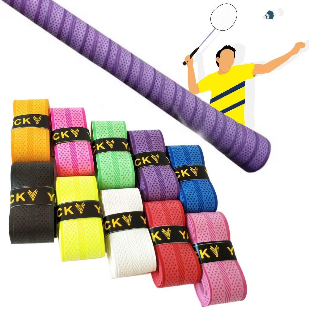 Multi-color Tennis Racquet Sweatband Non-Slip Over Grips Breathable Grip Tape