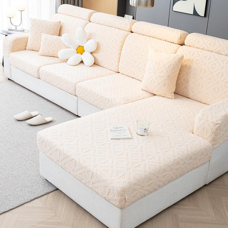 Жаккардовый бархатный эластичный чехол для дивана, универсальный универсальный чехол, универсальный чехол для дивана, не царапающий новый диван