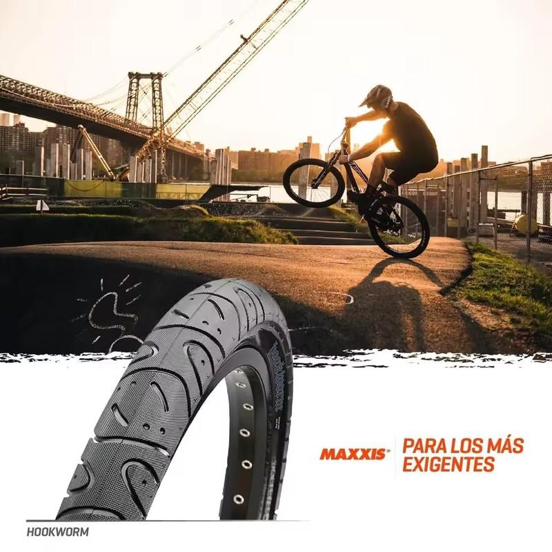 MAXXIS Hookworm 26 x 2.5 Велосипедная покрышка BMX С проволочным кордом Камерная покрышка для Street Park vert Flatland Размеры 26 27.5 или 29