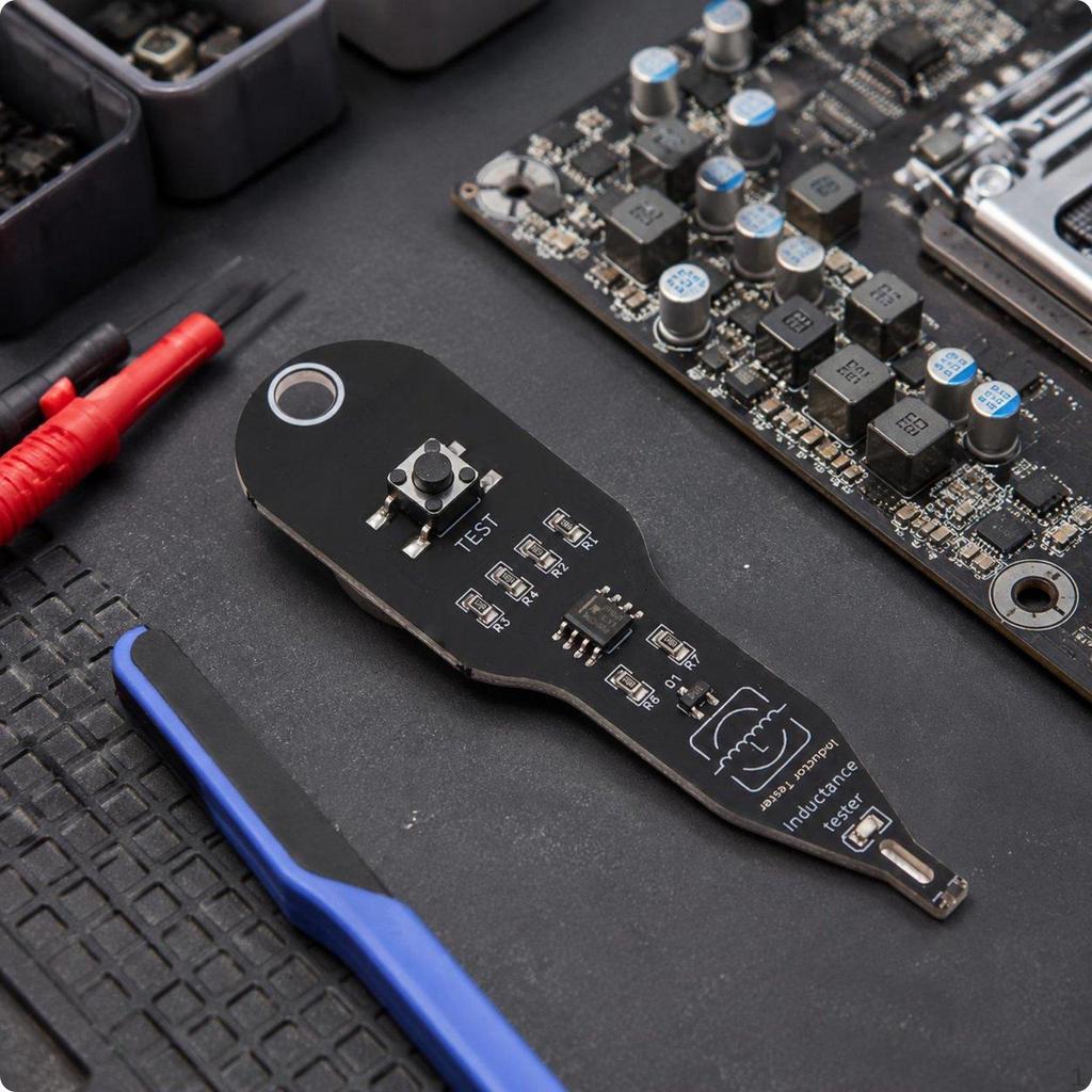 Inductance Tester Component Testing Motherboard Coil Portable Detection Board for