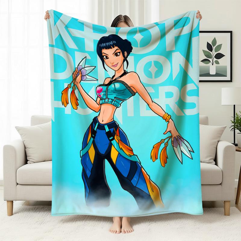 Kpop Witch Hunters Blanket Blanket Witch Hunters Peripheral Nap Blanket Printed Flannel Office Sofa Blanket
