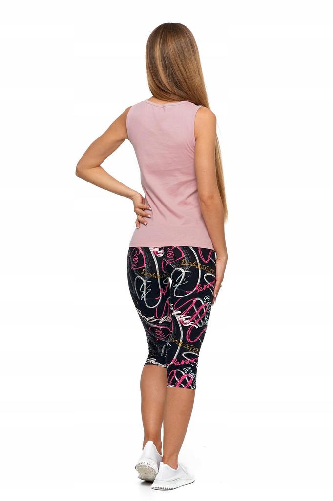 Women's Cotton Tank-Top T-shirt with Straps Classic MORAJ M pink