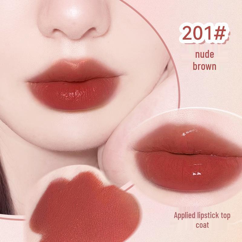 NOVO5753 Водостойкая помада Silky Mist: Стойкий, наносится одним движением, устойчивый к отпечатыванию.