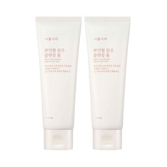 (Single/1+1) Shingmulnara White Rice Clear Cleansing Foam 120ml