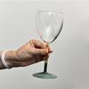 Color-Block Stemmed Glass