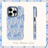 Light Blue Bow Phone Case for IPhone 17AIR 16E 16 15 14 13 12 11 17 Pro Max Plus Double-layer Back Cover