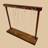 Walnut Wood Grain Necklace Stand & Calligraphy Brush Rack