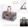 Pet bag aviation license to go out portable folding cat bag high-end travel car dog bag breathable messenger
