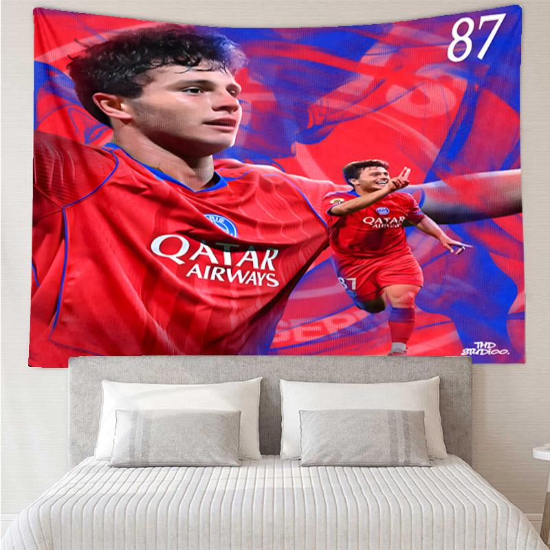 Benfica Player Celebration Printed Tapestry, for Bedroom,Livingroom, dormitory, Large Wall Decor, Fabric Decor Fan Birthday Gifts