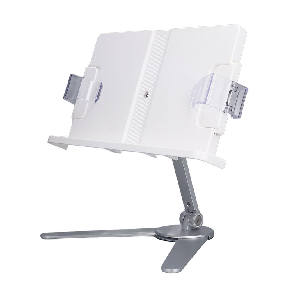 Подставка для книг, серебристая, многофункциональная, регулируемая по высоте, без помощи рук, устойчивая, прочная, долговечная подставка для книг