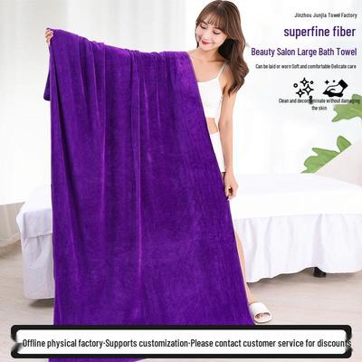 Мягкое, Впитывающее, Не линяющее Взрослое Банное Полотенце - Толстое, Большого Размера для Использования в Спа или Салоне