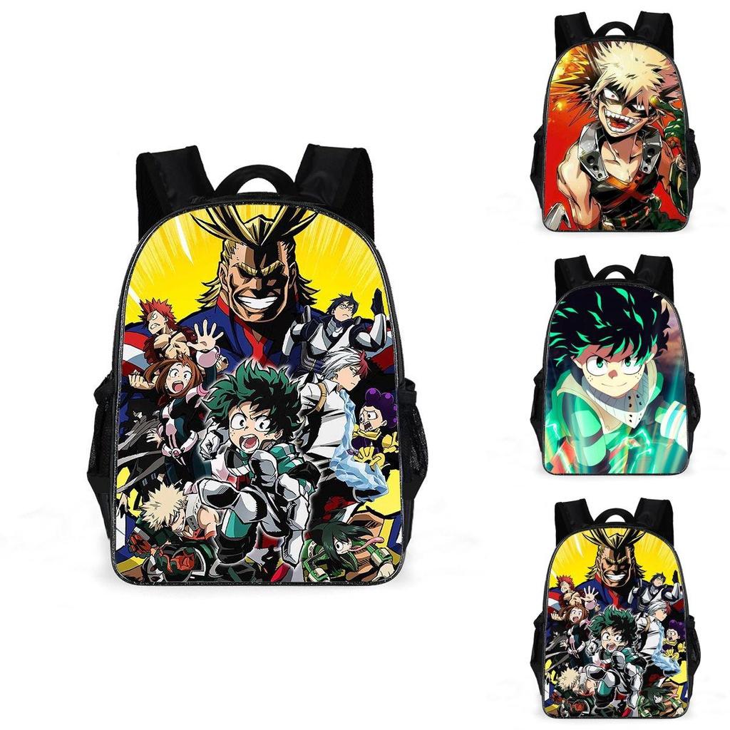 Cartoon Pattern My Hero Academy School Bag Backpack Durable And Versatile