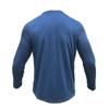 Men's Round Neck Long Sleeved Button Down Shirt Base Men's T-shirt