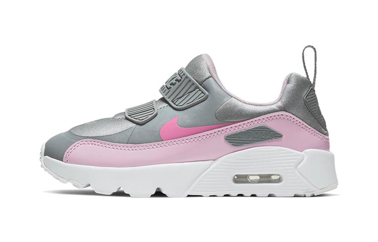 Nike Кроссовки Air Max 90 Низкие Беговые Пена Розовые Детские Возраст 3-7 Лет 881927-018