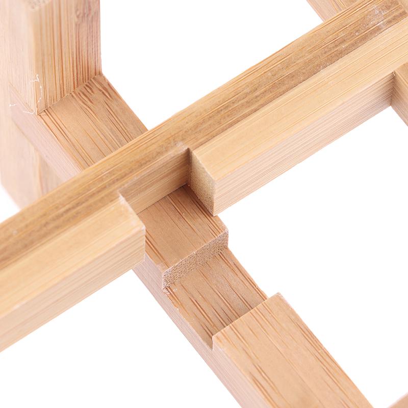 Wood Planter Pot Trays Flower Pot Rack Strong Free Standing Bonsai Holder