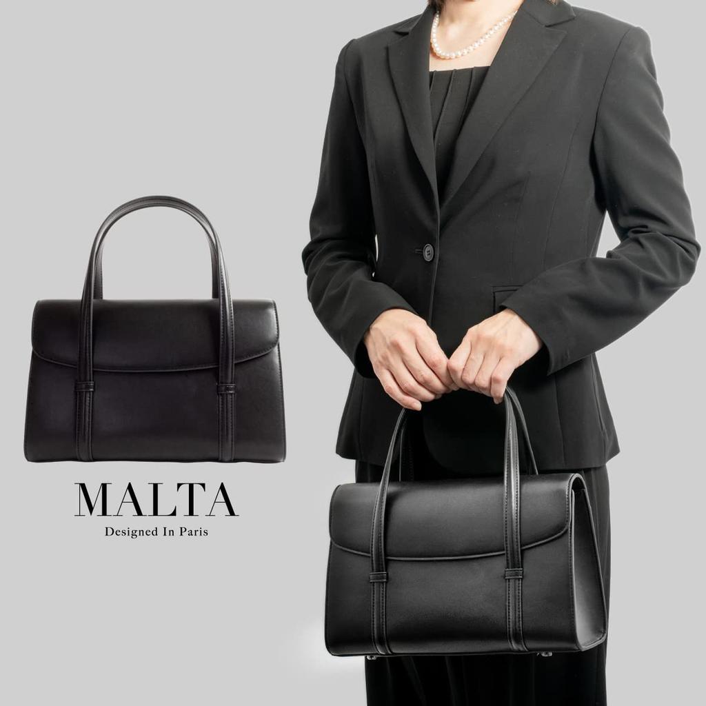 ФОРМАЛЬНАЯ СУМКА MALTA, Большая, Черная, Коровья Кожа, Подходит для Свадеб, Похорон, Торжественных Встреч, Выпускных и Других Церемоний. Идеально для