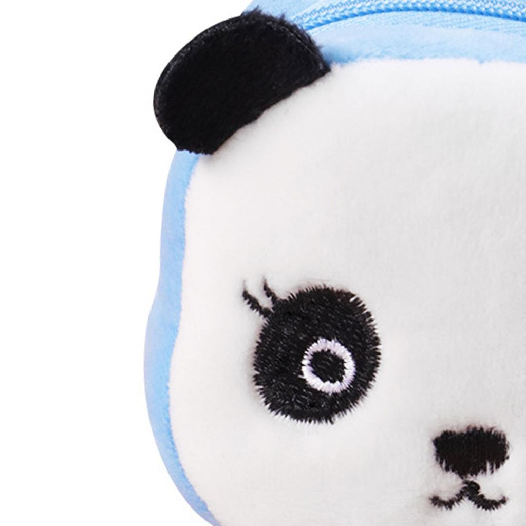 Кошелек для монет, милый мультяшный вид, портативный плюшевый мини-кошелек для мелочи для детей для шопинга на открытом воздухе