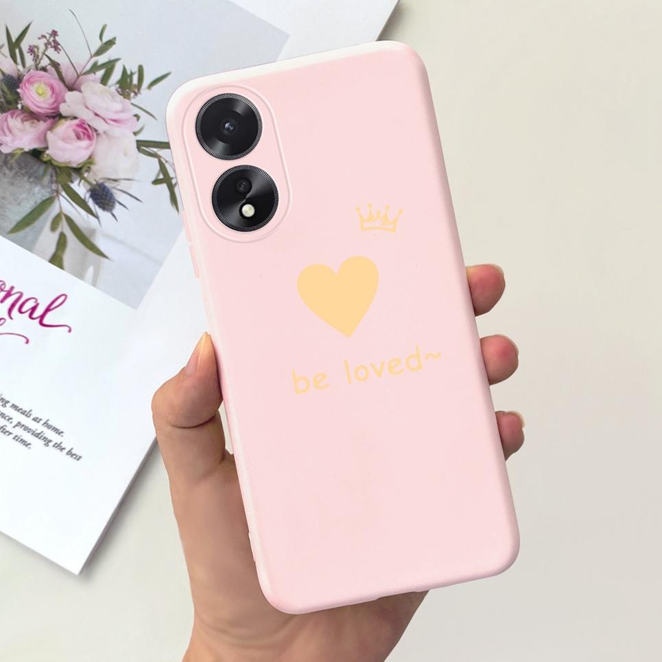 Чехол для телефона OPPO A17 A17K Цветок Астронавт Мягкий Силиконовый Матовый Чехол Для Coque OPPOA17 OPPOA17K A 17 17K Fundas Ударопрочный