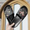 Одно слово летние пляжные шлепанцы шлепанцы домашние большого размера тапочки личность
