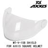 Оригинальный квадратный щиток для шлема AXXIS MT-V-15B + Линза для шлема Оригинальный цветные визоры Аксессуары для полушлема